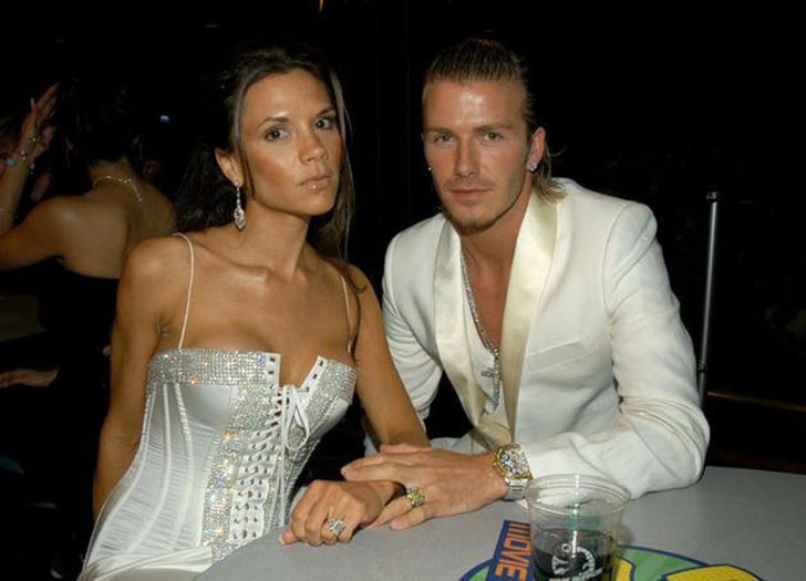 David Beckham new wife - Victoria and David Beckham at the MTV Movie Awards in 2003.
